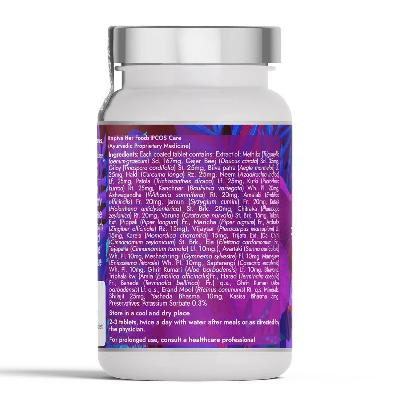 Kapiva Ayurveda Her Foods PCOS Care, 60 Capsules-2.webp